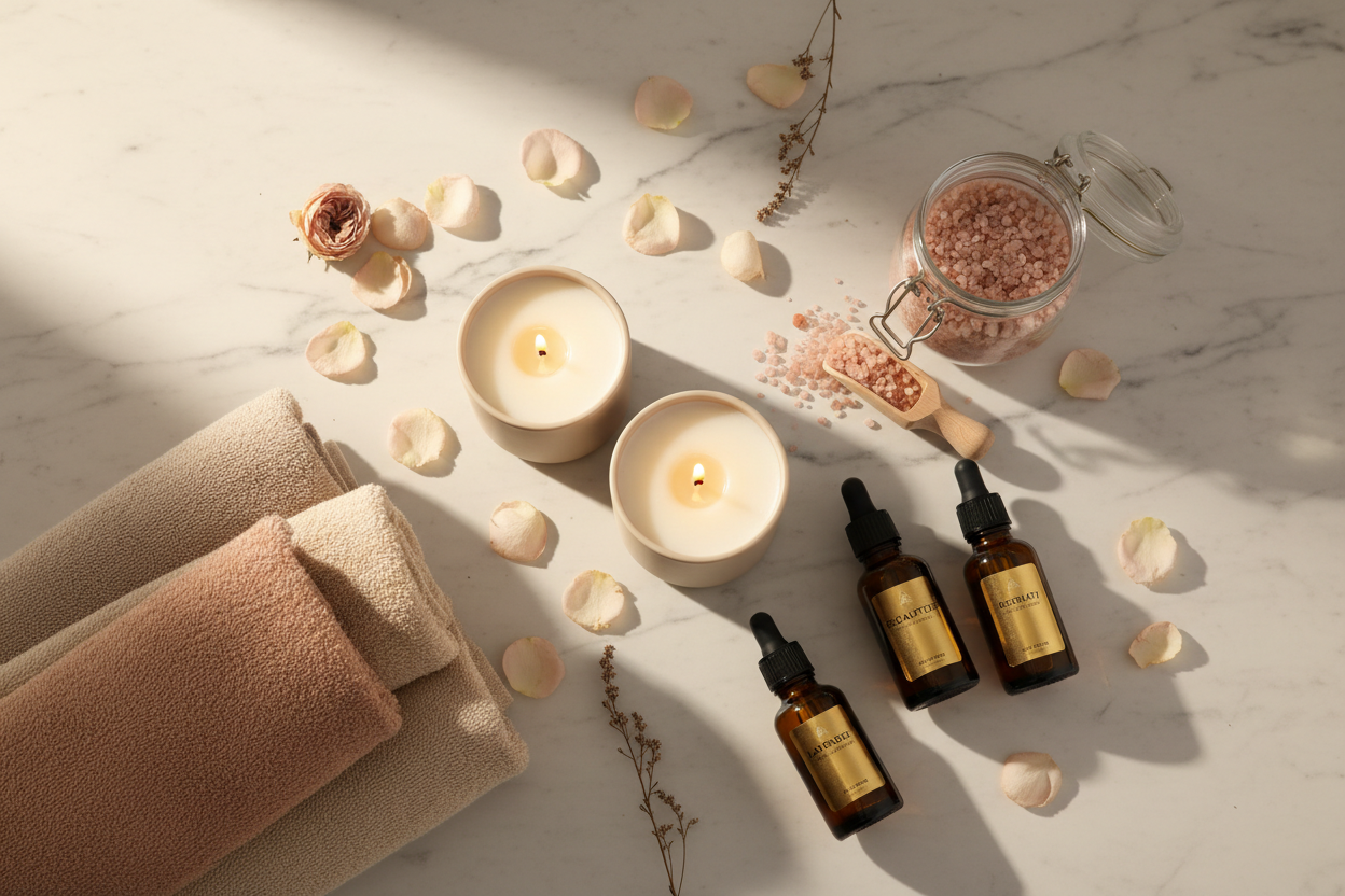 Spa at home lifestyle wellness