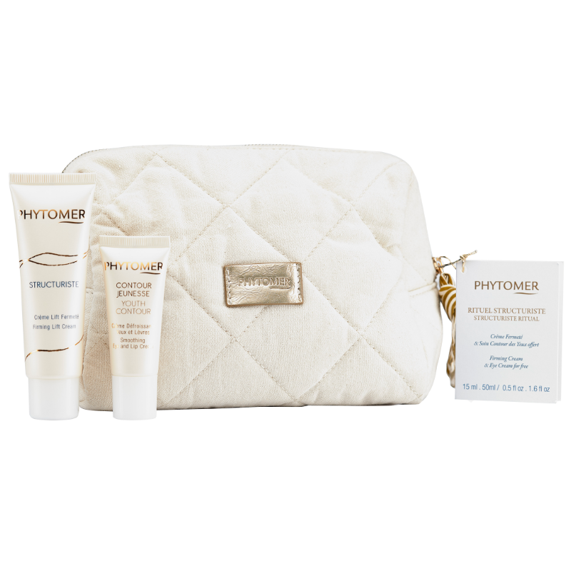 Rituel Fermeté PHYTOMER - Crème Structuriste 50 ml + Crème Contour Jeunesse Yeux et Lèvres et Trousse OFFERT