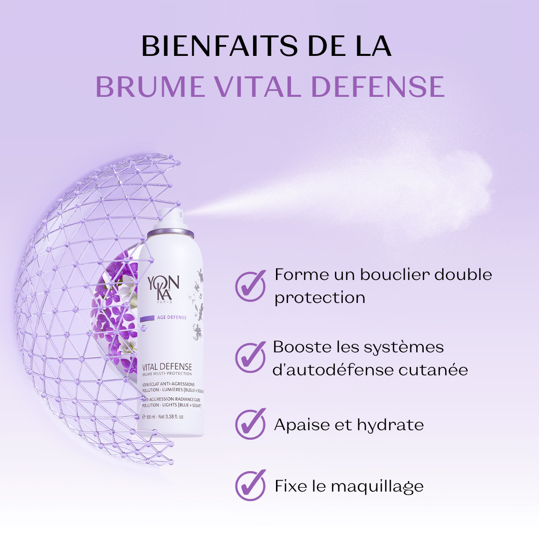 Brume Vital Défense - Yon-Ka - Brume Multiprotection en spray 100 ml