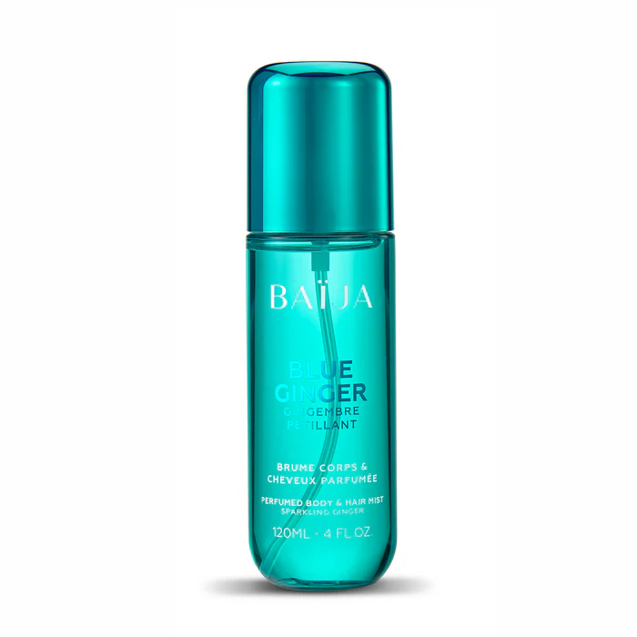 BAIJA – Brume Corps & Cheveux Parfumée Blue Ginger 120ml | Gingembre Pétillant