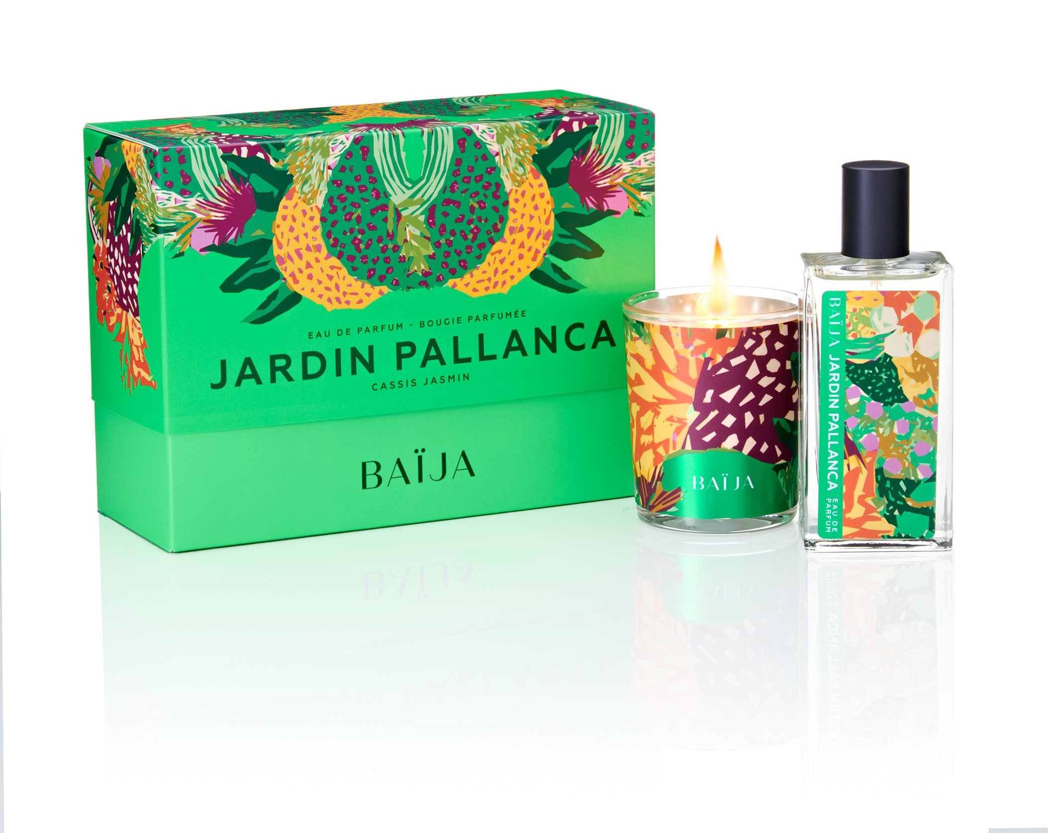 Coffret parfum bougie jardin palanca Baïja