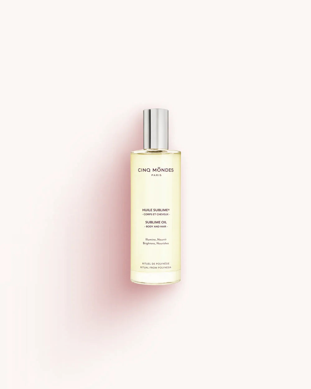 Huile Sublime Bio Monoï Cinq Mondes 150ml - Rituel de Polynésie Huile Sèche
