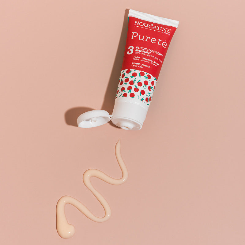 NOUGATINE – Fluide Hydratant Matifiant Pureté | Soin Visage Préados 40 ml