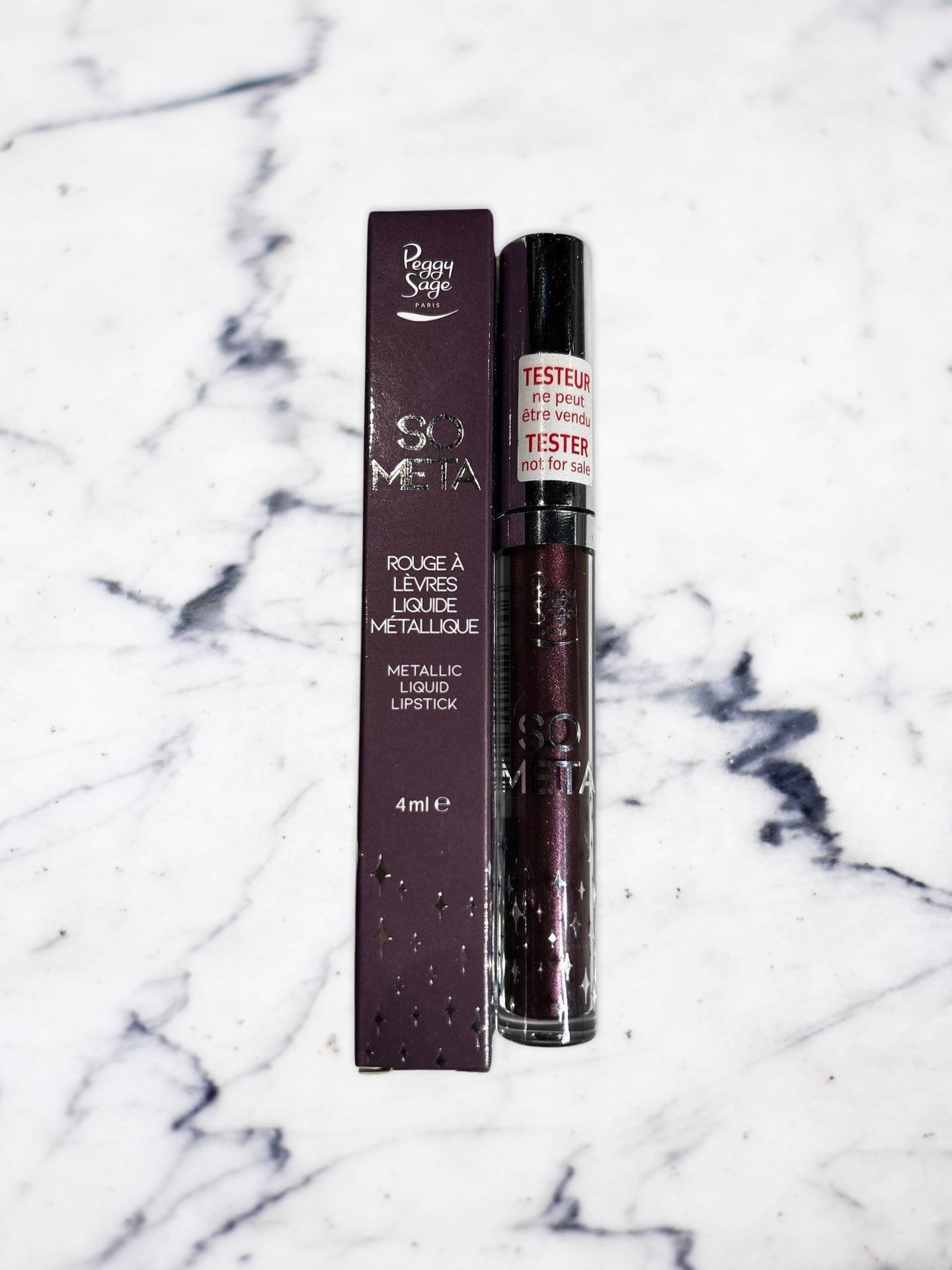 PEGGY SAGE - Rouge à lèvre liquide métallique - 4 ml