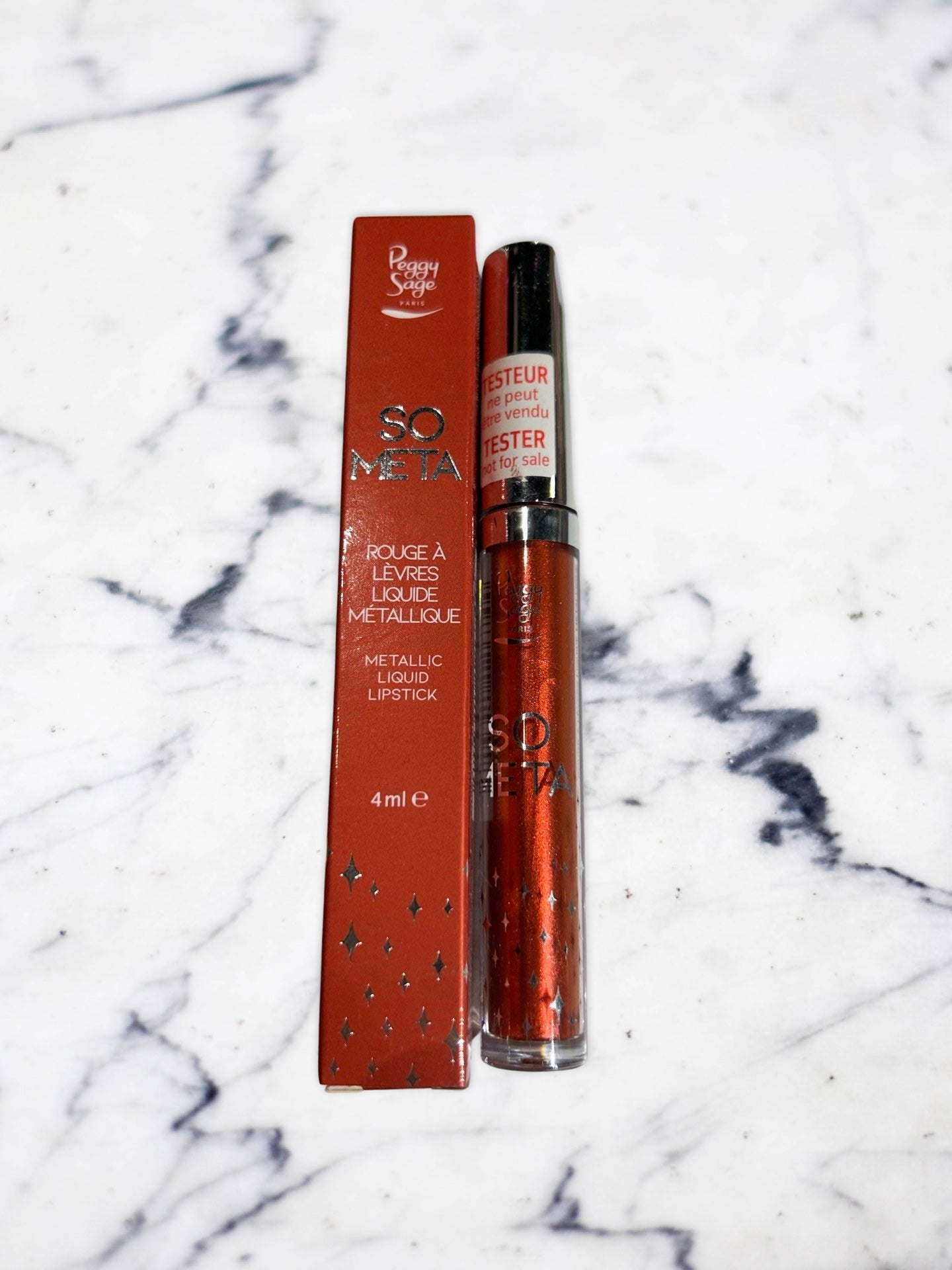 PEGGY SAGE - Rouge à lèvre liquide métallique - 4 ml