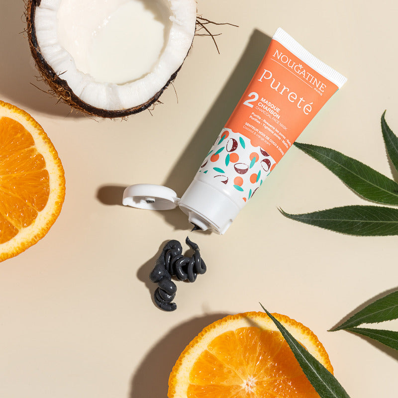 NOUGATINE – Masque Pureté Charbon Végétal | Soin Visage Préados 40 ml