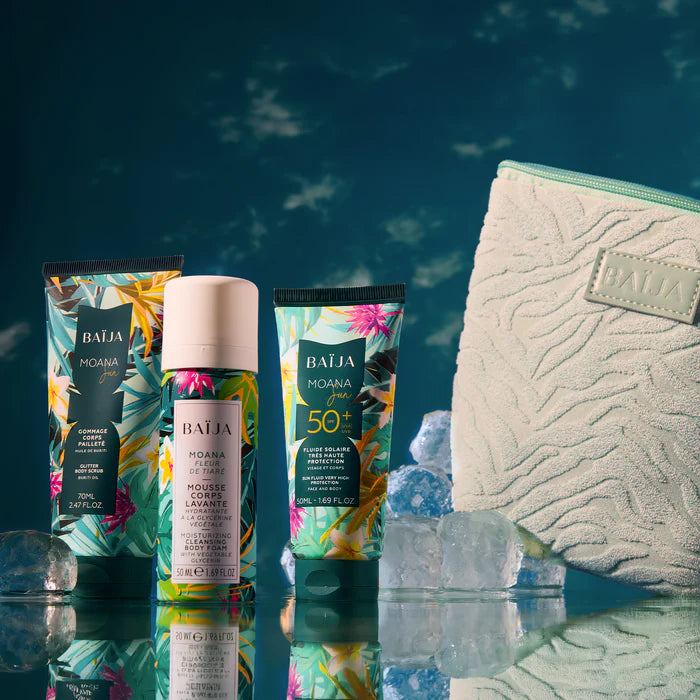 BAIJA – Trousse Rituel Solaire Moana | Coffret SPF 50+ Voyage