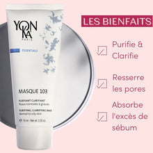 Charger l'image dans la galerie, Masque 103 105 YONKA 75 ml purifiant, clarifiant et détoxifiant