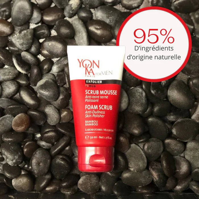 YONKA - Scrub Mousse - Gommage Visage pour homme 50 ml