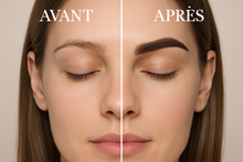 Charger l'image dans la galerie, Avant-après teinture henné sourcils