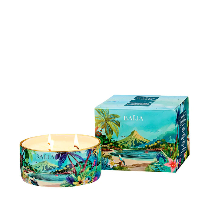 pack bougie xl baija senteur moana en porcelaine
