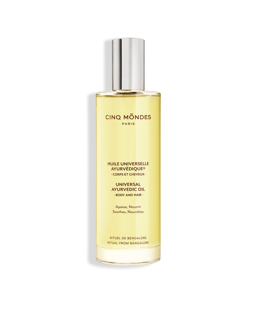 Huile Universelle Ayurvédique Nouvelle Formule Cinq Mondes 150ml - Soin Multi-Usage