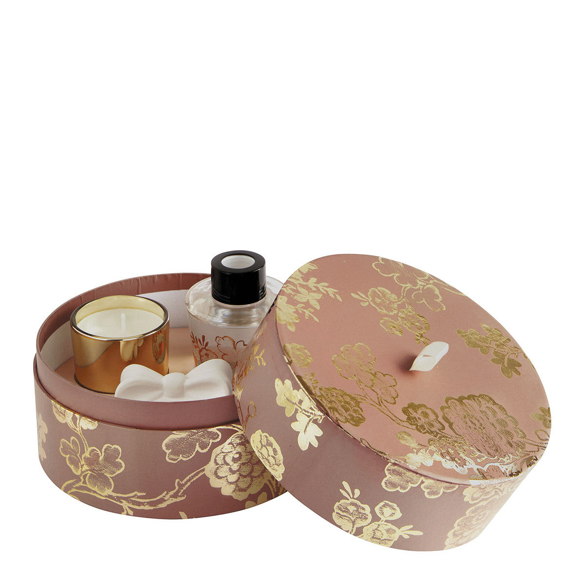 Coffret diffuseur Nœud et bougie Marquise Trésor de Fleurs Mathilde M