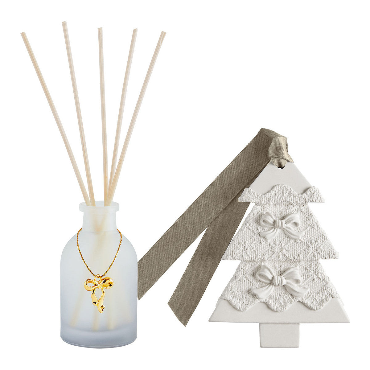 Coffret diffuseur de parfum Rubans de Fête 50 ml – Musc Irisé | Mathilde M