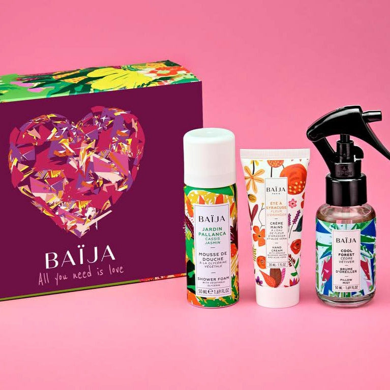 BAIJA - Coffret édition limitée - Mousse de Douche + Crème Mains + Brume d’Oreiller