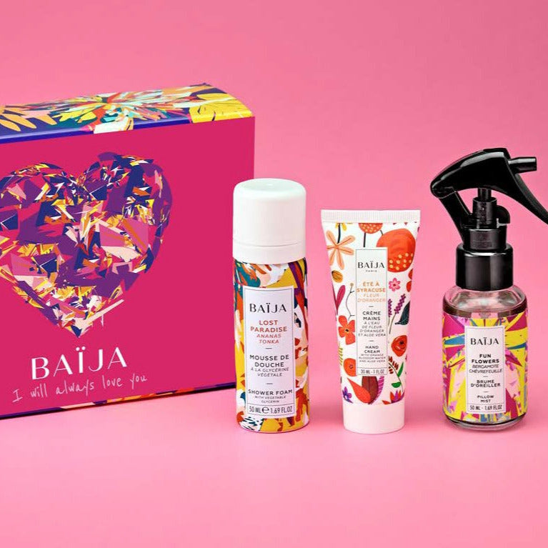 BAIJA - Coffret édition limitée - Mousse de Douche + Crème Mains + Brume d’Oreiller