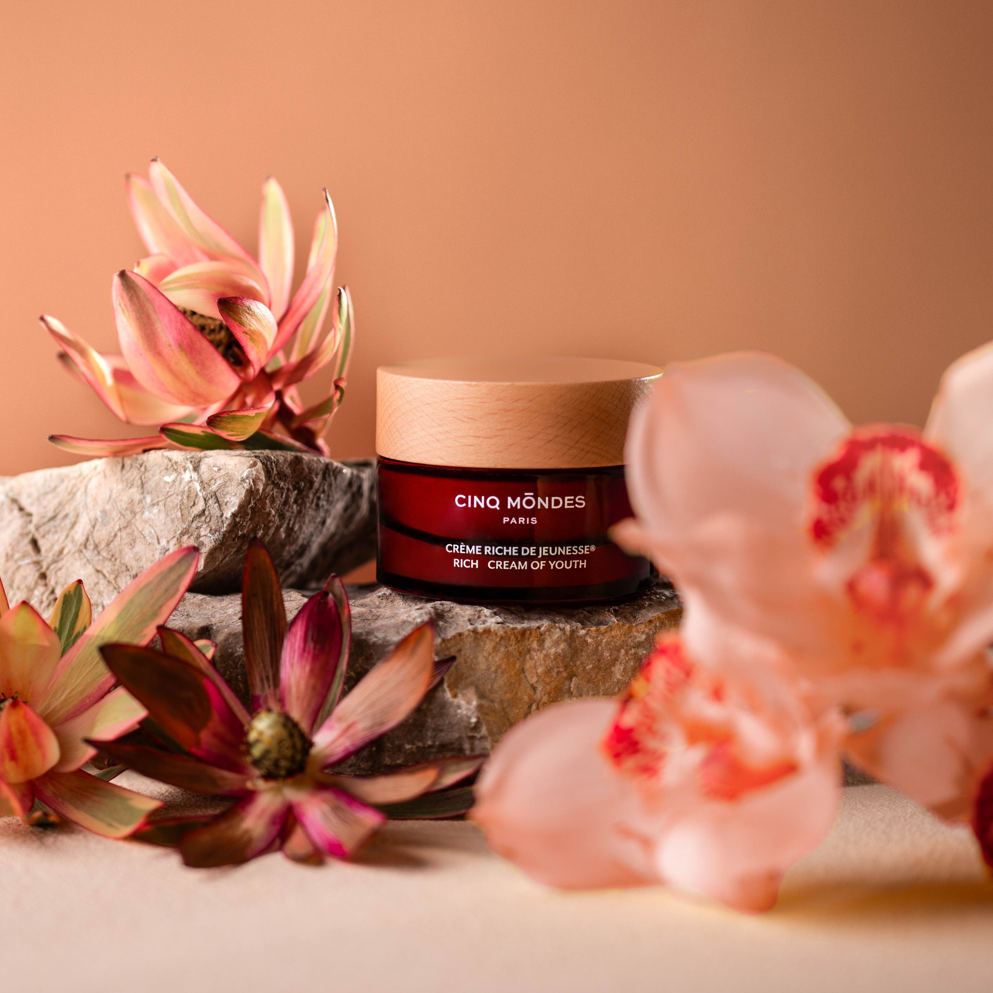 Crème Riche de Jeunesse Anti-Rides Cinq Mondes 50ml - Rituel de Guillin