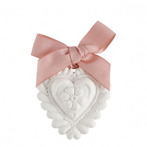 Décor Parfumé Cœur Boutis MATHILDE M - Petit Modèle | Senteur Marquise