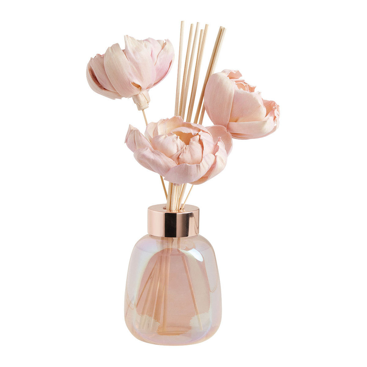 Diffuseur de parfum d'ambiance Douce Pivoine 180 ml - Voile de Lin - MATHILDE M