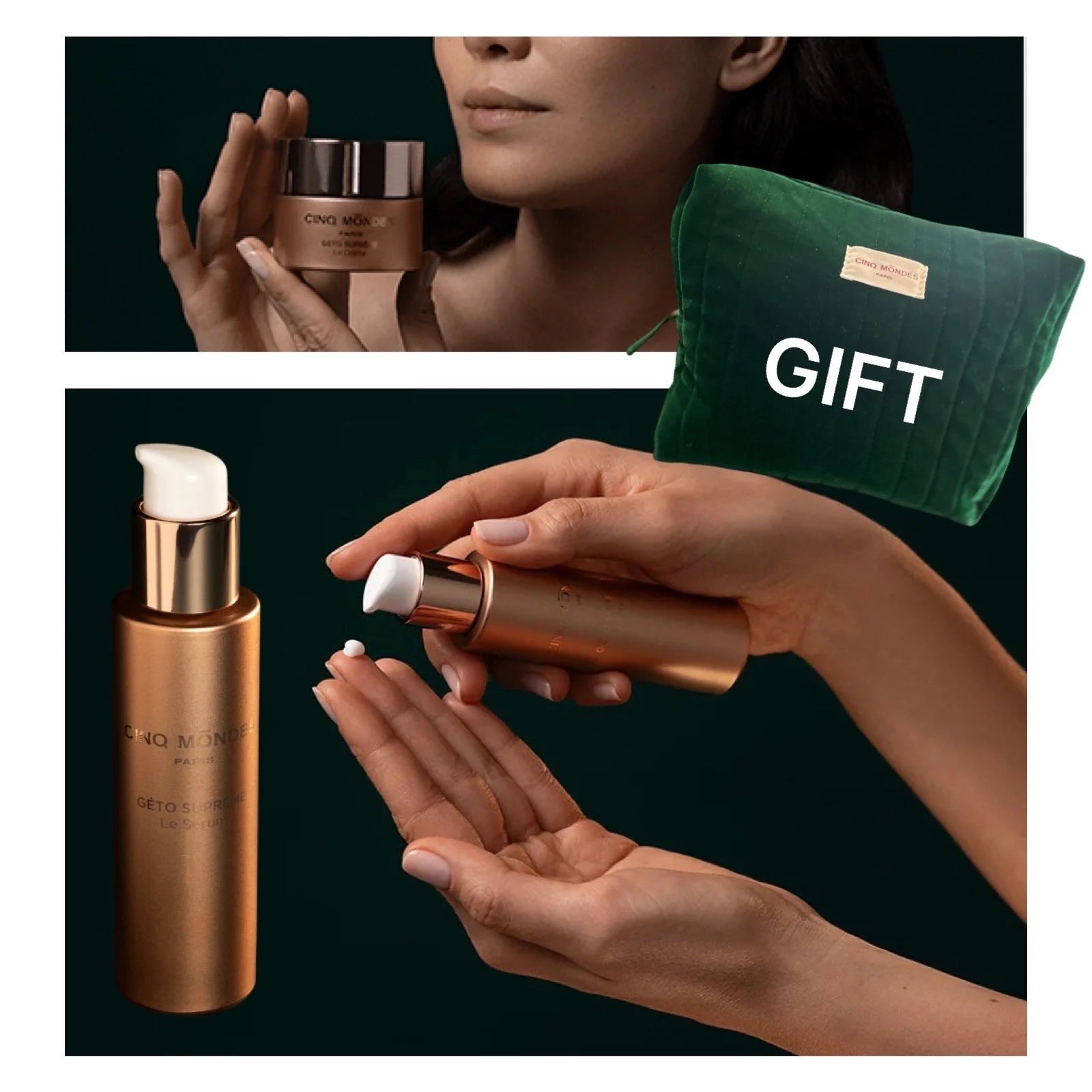 Offre GETO Cinq Mondes Crème + Sérum Anti-Âge - Promotion Exclusive