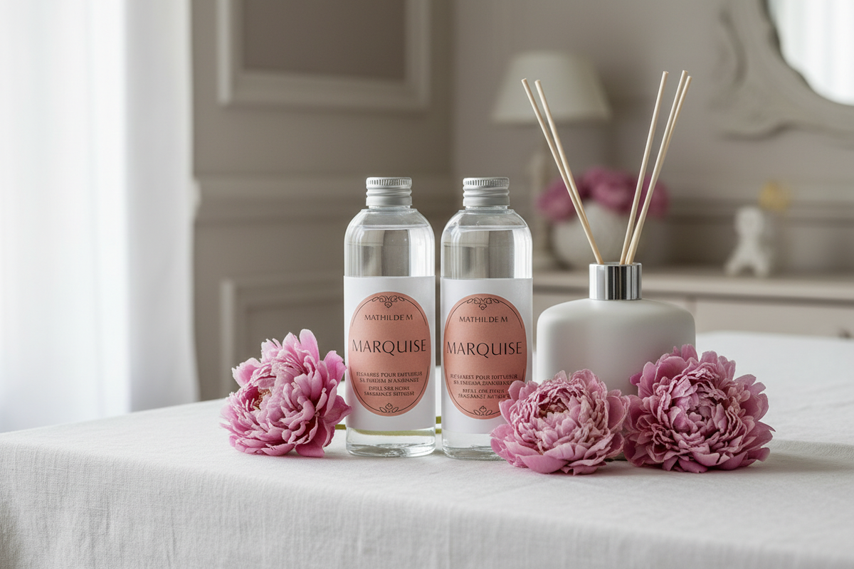 Coffret 3 recharges Mathilde M lifestyle ambiance spa