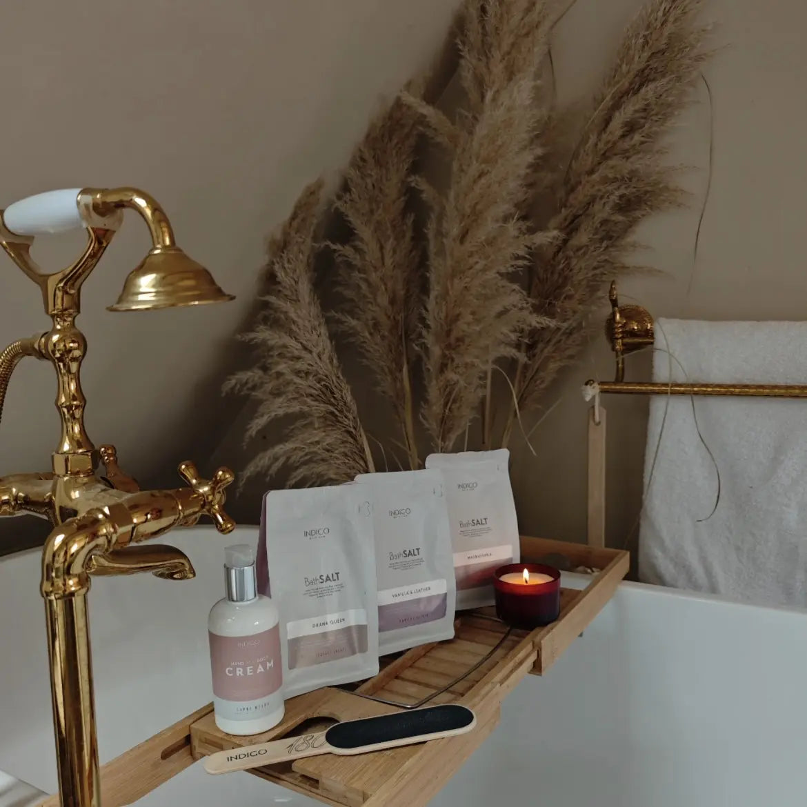 Sel de Bain Parfumé 100g ou 700g – 3 Senteurs au Choix | INDIGO