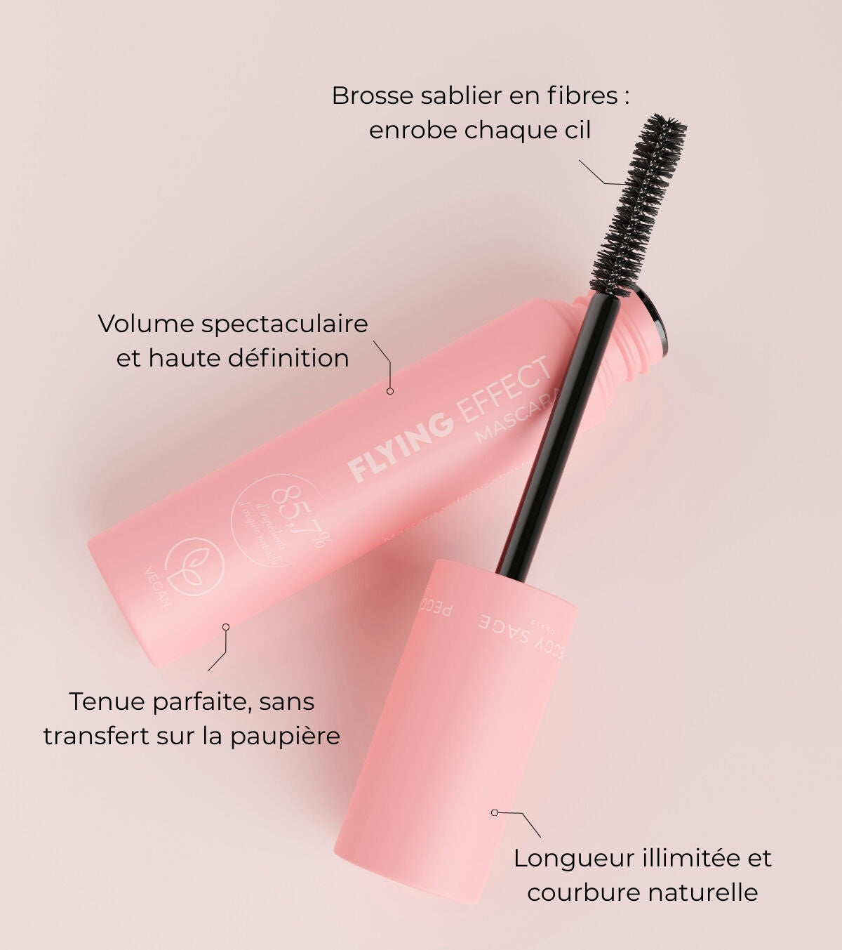 Mascara Flying Effect - PEGGY SAGE - 13,6 ml