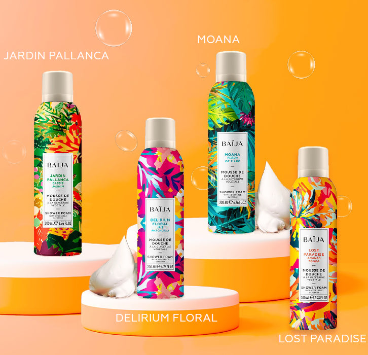 Le Bonheur sous la Douche - Mousse de Douche BAÏJA - 200 ml | Nettoyant Doux & Parfumé