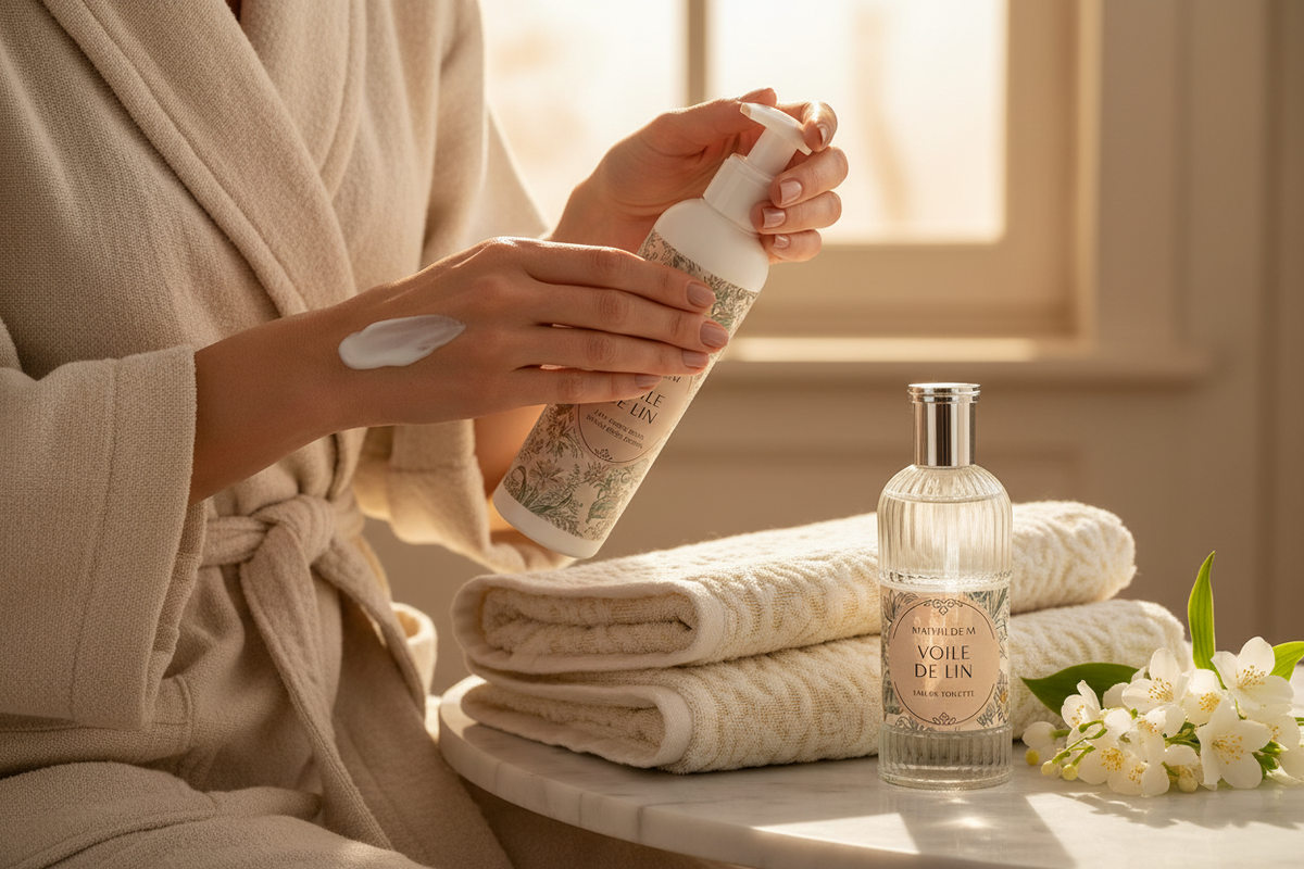 Rituel beauté Voile de Lin