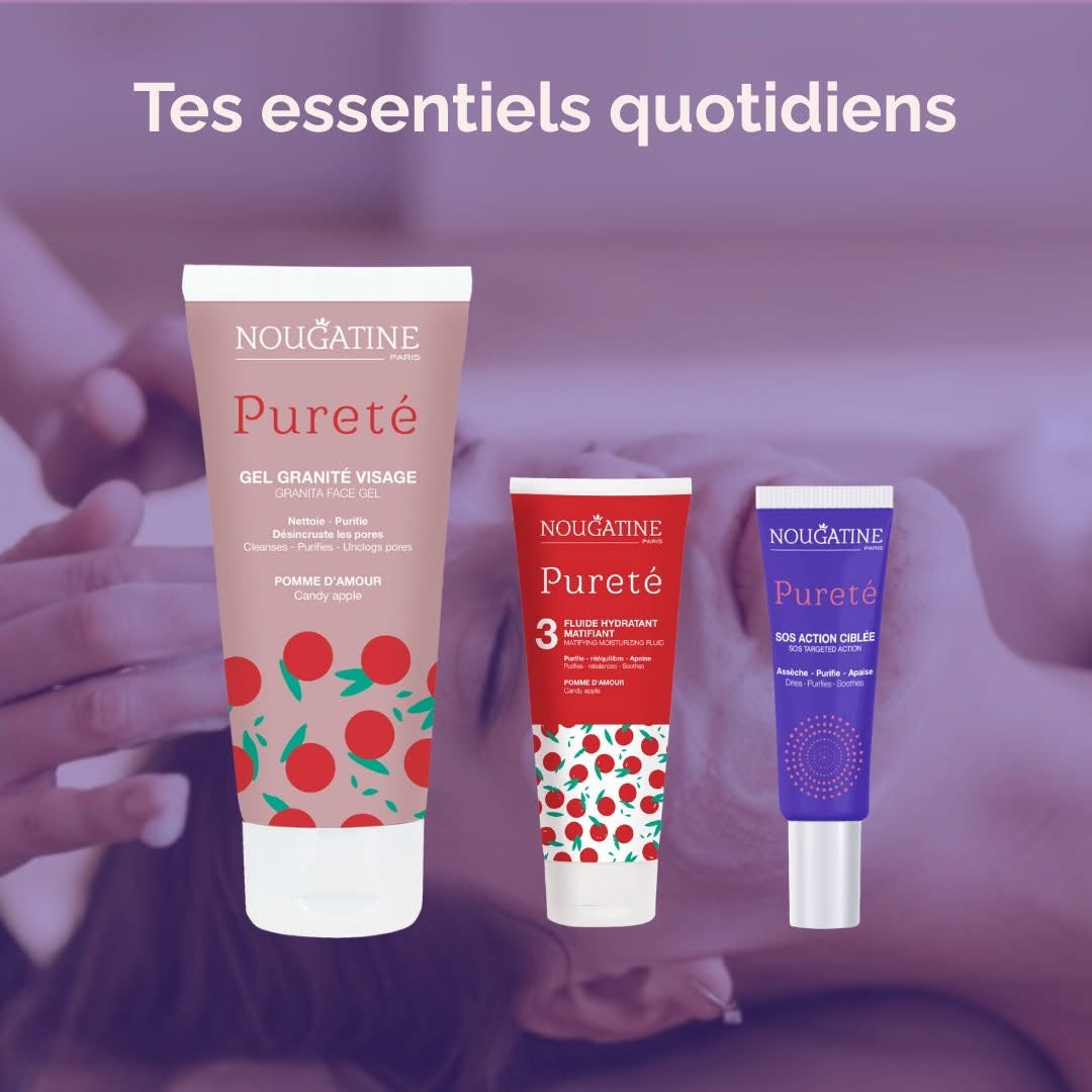 NOUGATINE – Kit Essentiels Ados Pureté de Peau | Routine Visage Complète
