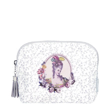 Charger l'image dans la galerie, MATHILDE M - Trousse de toilette Courtisanes grise - Petit modèle