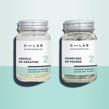 Charger l'image dans la galerie, PROGRAMME NUTRITION CAPILLAIRE DLAB cure 28 jours