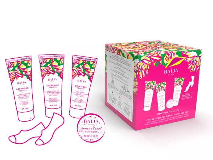 Coffret Soin des Pieds Défatigant BAÏJA – Rituel Jambes Légères 5 Soins