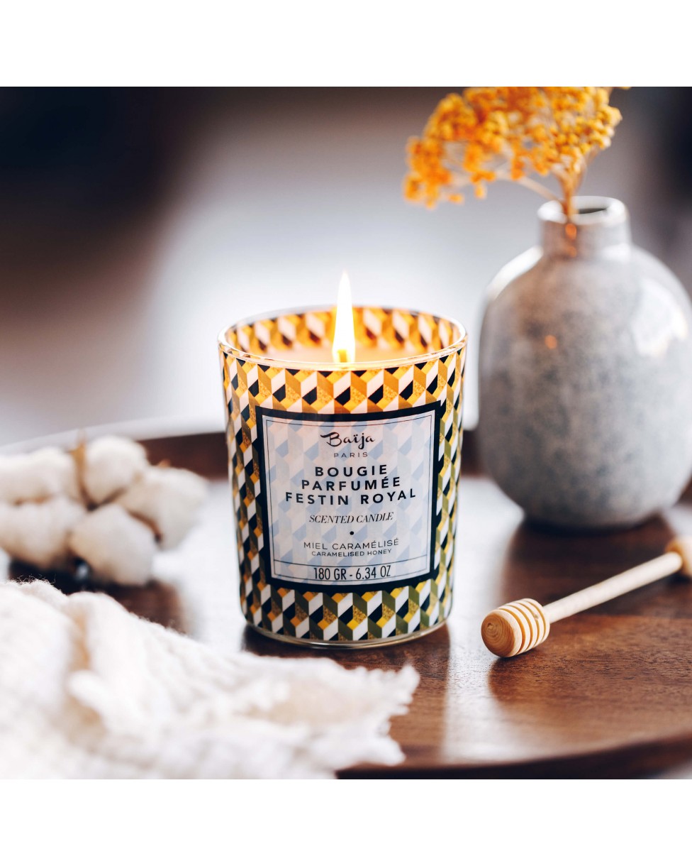 Bougie artisanale cire végétale Baïja