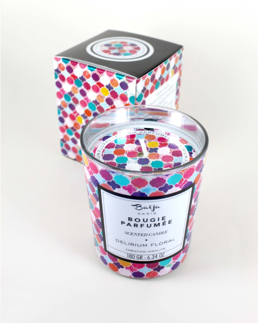 Bougie artisanale cire végétale Baïja