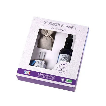 LES BOUQUETS DU VENTOUX - Coffret cadeau PROVENCE - à la lavande fine AOP bio