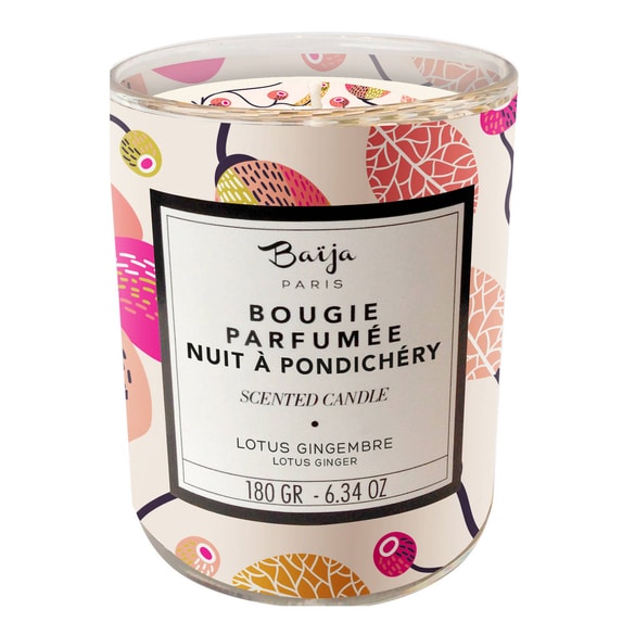 Bougie artisanale cire végétale Baïja