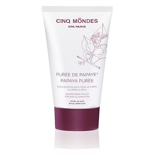 Purée de Papaye Cinq Mondes 150ml - Douche Exfoliante Enzymatique