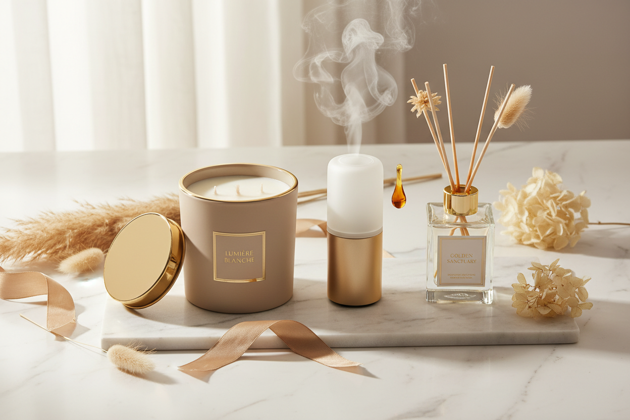 Idées cadeaux maison bougies diffuseurs senteurs premium – No Stress Beauvais