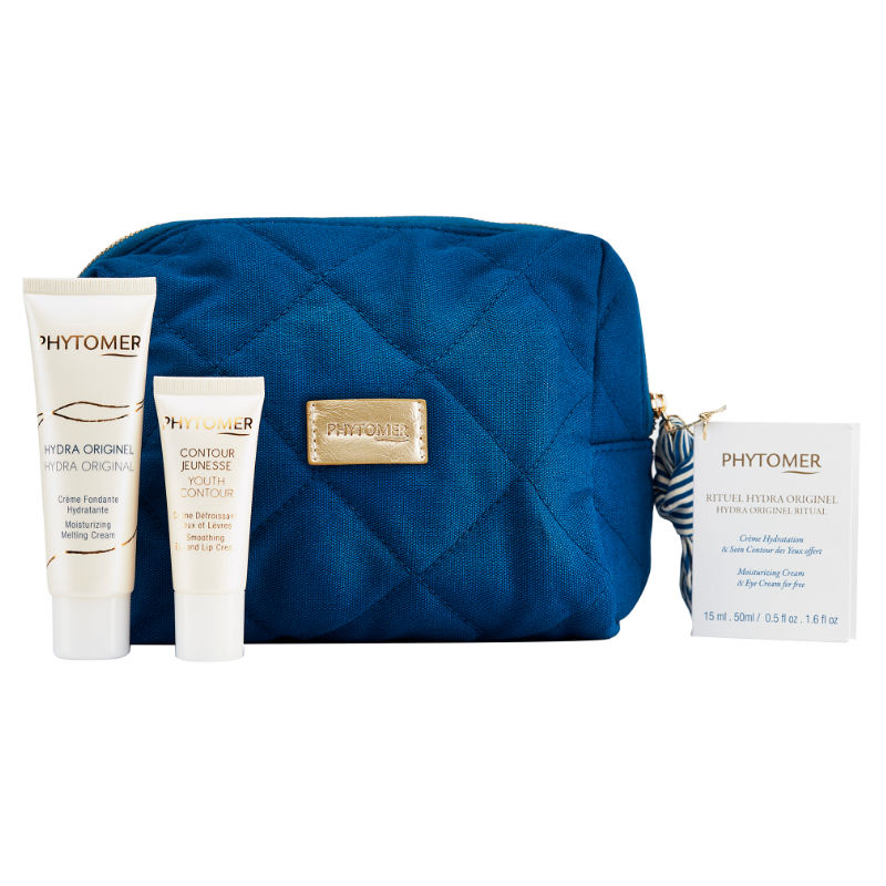 Rituel Hydratation PHYTOMER - Crème Hydra Originel 50 ml + Crème Contour Jeunesse Yeux et Lèvres et trousse OFFERT