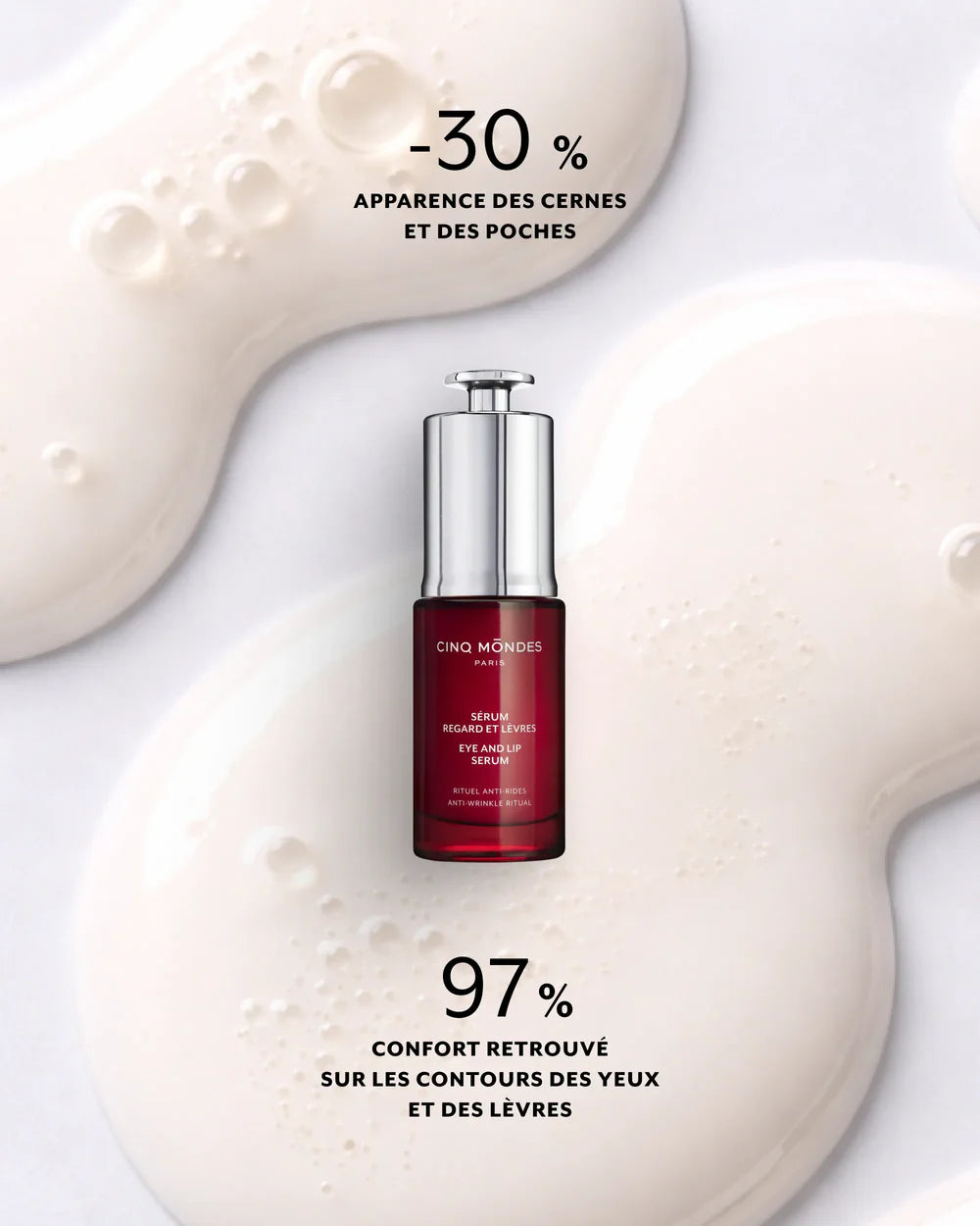 Cinq Mondes
Sérum Regard et Lèvres 15 ml