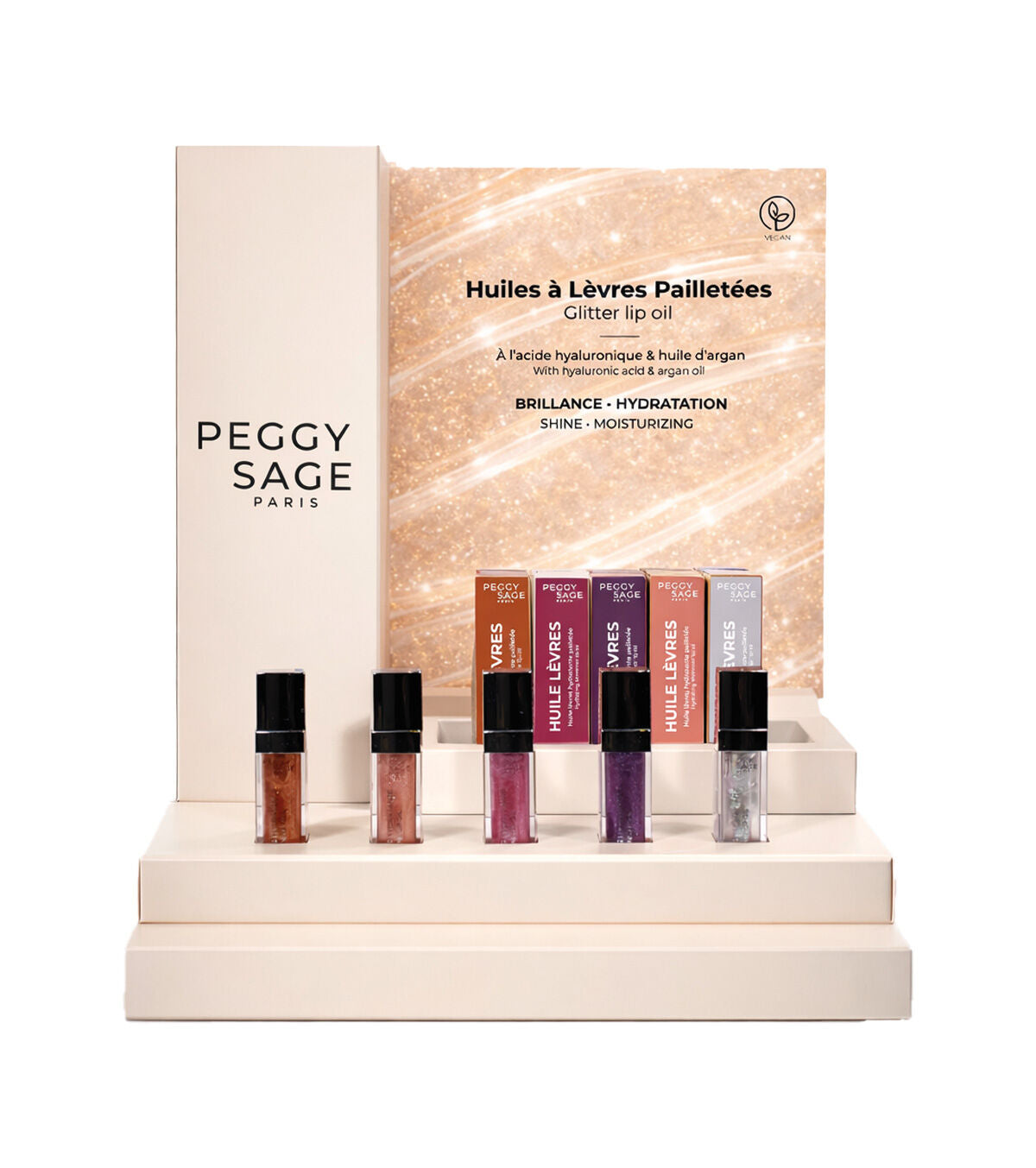 Huile pour les Lèvres Hydratante PEGGY SAGE - 6 ml | Soin Lèvres Nourrissant