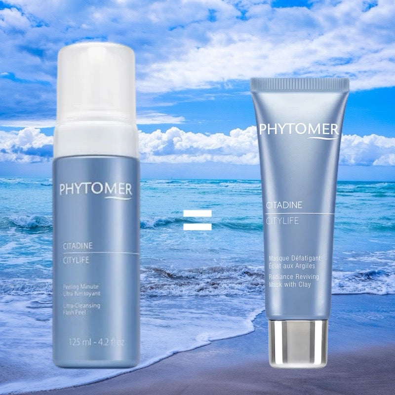 Rituel Anti Pollution et Détox PHYTOMER Citadine - Masque Citadine Offert - Pour Renouer avec une Peau Saine