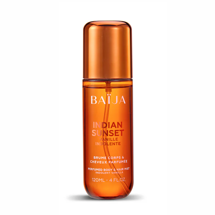 BAIJA – Brume Corps & Cheveux Parfumée Indian Sunset 120ml | Vanille