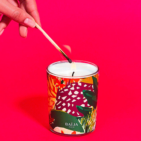 Bougie artisanale cire végétale Baïja 