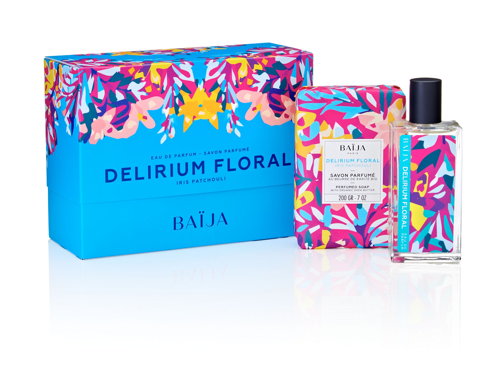 Coffret parfum savon delirium floral Baïja 