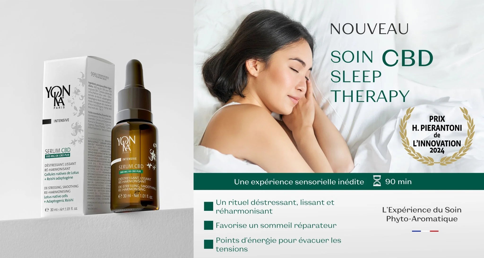 Sérum Yon-Ka Soin de Nuit 5 ml — Déstressant, Lissant & Ré-harmonisant