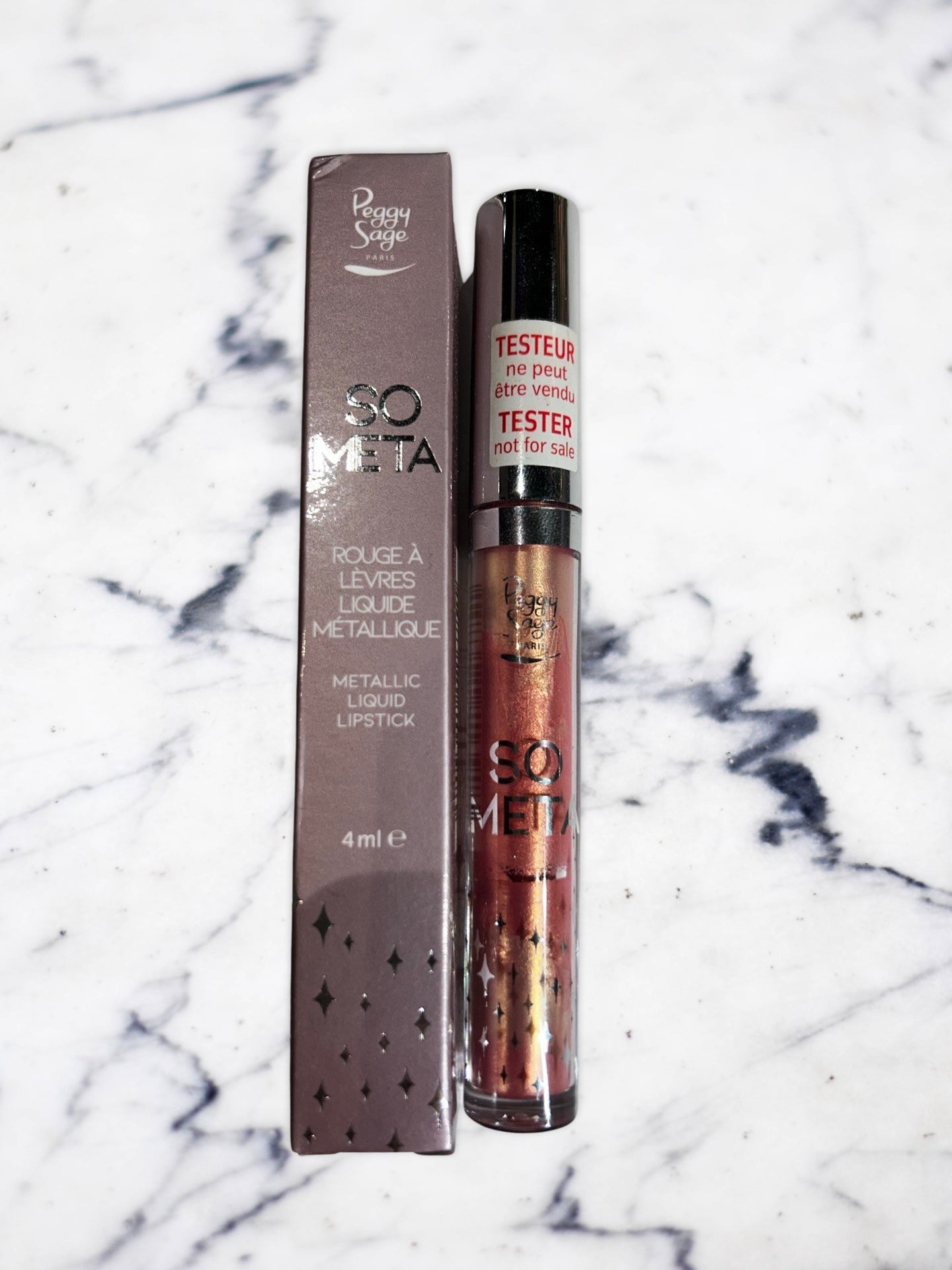PEGGY SAGE - Rouge à lèvre liquide métallique - 4 ml