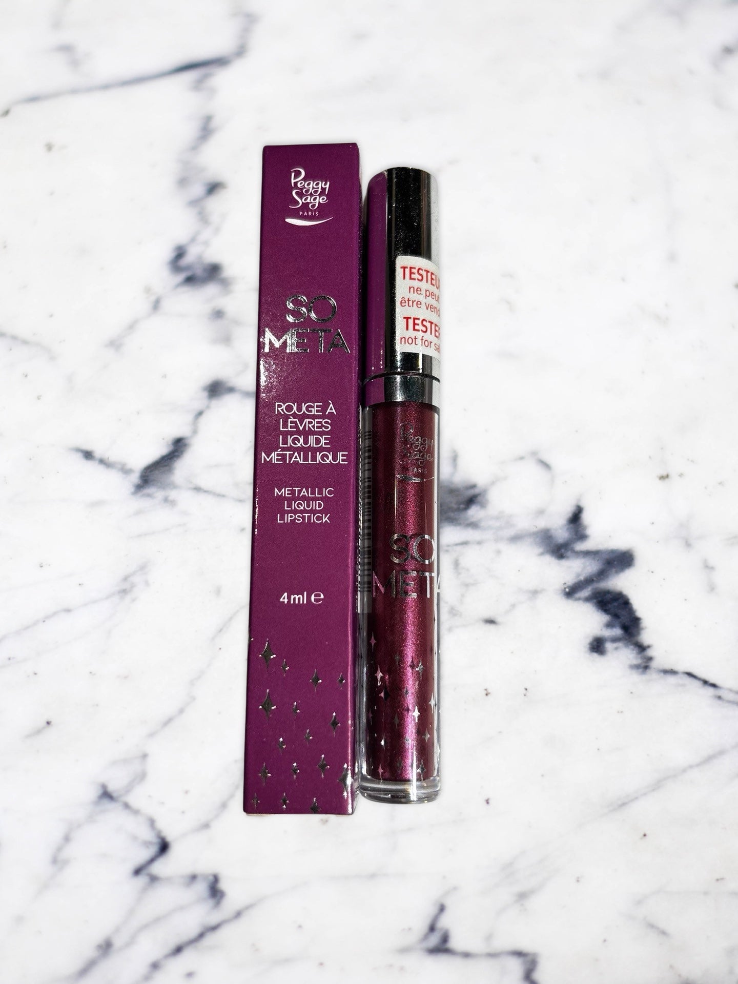 PEGGY SAGE - Rouge à lèvre liquide métallique - 4 ml