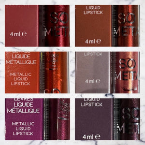 PEGGY SAGE - Rouge à lèvre liquide métallique - 4 ml